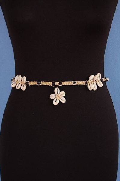BELTS BELT MADE OF SHELL, STRING CROSSED WITH PERLS AND - com Etnika Slog d.o.o.