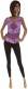 TOP IN COTONE STROPICCIATO, TIE DYE, STAMPE ORO.