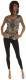 TOP IN COTONE STROPICCIATO, TIE DYE, STAMPE ORO.