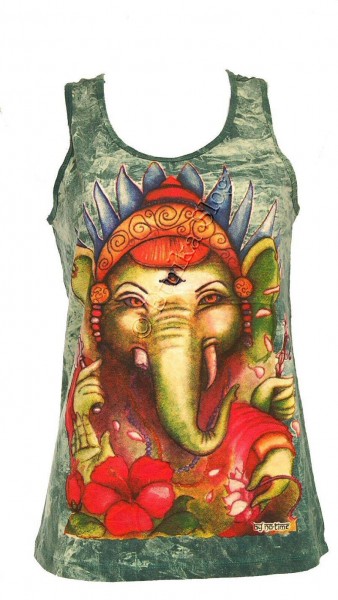 COTTON TANK TOPS - STONEWASHED WITH PRINT AB-THM26-04 - Oriente Import S.r.l.