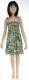 VESTITO DA BAMBINA IN COTONE CON VISCOSA, FASCIA E