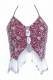 TOP BELLY DANCE TOP FOR BELLY DANCE, BUTTERFLY MODEL,&nbsp;WITH BEADS A - Etnika Slog d.o.o.