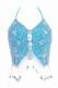 TOP BELLY DANCE TOP FOR BELLY DANCE, BUTTERFLY MODEL,&nbsp;WITH BEADS A - Etnika Slog d.o.o.