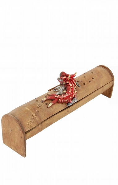 INCENSE HOLDER FROM BAMBOO AND RESIN PI-THL04A-03RO - Oriente Import S.r.l.