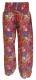 PANTALONE TURCO IN COTONE STAMPATO, FASCIA ALTA EL