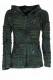 FELPA IN COTONE PATCHWORK STONEWASH, CON CAPPUCCIO