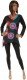 MAGLIA MANICA LUNGA SCOLLO V IN COTONE CON PUNTE L