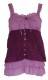 TOP DI COTONE LEGGERO IN TINTA UNITA CON BALZE E L