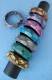 BRACELETS - WOOD BANGAL WOODEN COLOURED BRACELET, SMOOTH AND FACETE - com Etnika Slog d.o.o.