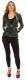 FELPA IN COTONE PATCHWORK STONEWASH, CON CAPPUCCIO
