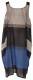 VESTITO IN COTONE LEGGERO A FASCE TINTA UNITA E CA