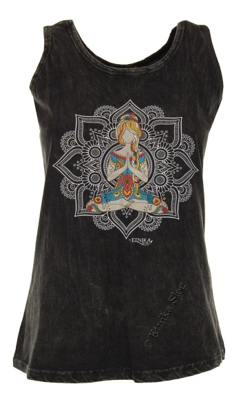 COTTON TANK TOPS - STONEWASHED WITH PRINT AB-NPM04-23 - Oriente Import S.r.l.