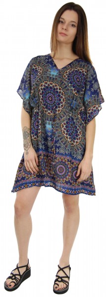 VISCOSE SUMMER DRESSES LIGHT SUMMER TUNIC MADE OF VISCOSE, WITH BUTTERFLY - com Etnika Slog d.o.o.