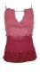 TOP IN COTONE CON RICAMI E PAILLETTE, COLORE SFUMA