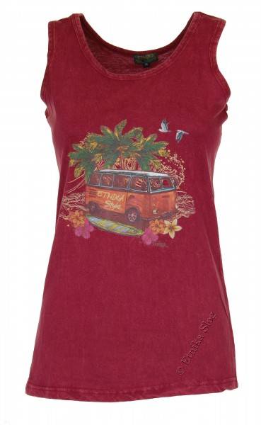 COTTON TANK TOPS - STONEWASHED WITH PRINT AB-NPM04-35 - Oriente Import S.r.l.