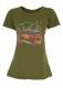T-SHIRT DONNA IN COTONE STONEWASHED CON STAMPAbr