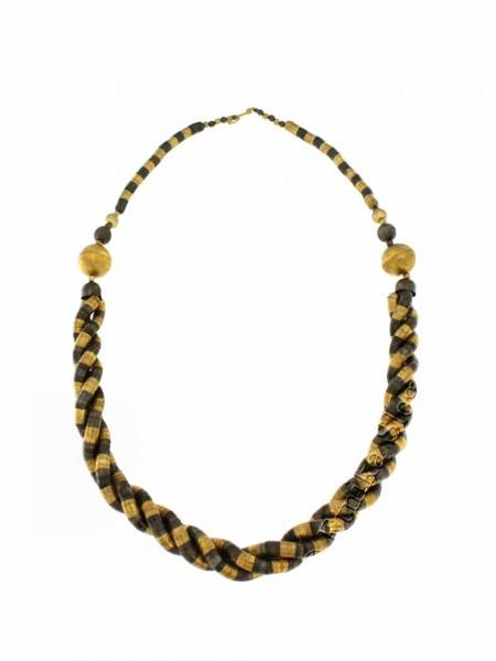 NECKLACES - METAL NECKLACE IN WHITE METAL, ROUND SECTION, MONOCOLOR - com Etnika Slog d.o.o.