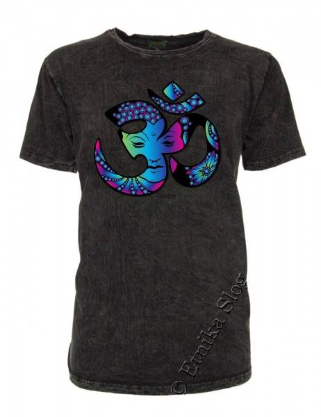 T-SHIRT UOMO COTONE - STONEWASHED CON STAMPA T-SHIRT IN COTONE CON SCOLLO ROTONDOTINTA UN - com Etnika Slog d.o.o.