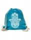ZAINO IN COTONE, LAVORATO STONE WASHED CON STAMPA