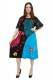 VESTITO IN COTONE&nbsp;PATCHWORK CON STAMPE E RICAMI, T