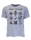 T-SHIRT UOMO COTONE - TINTA UNITA CON STAMPA T-SHIRT COTONE TINTA UNITA CON STAMPA CROP CIRCLE - com Etnika Slog d.o.o.