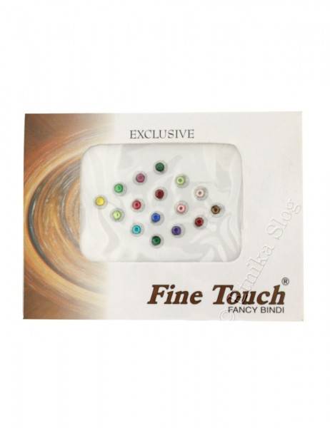 BINDI NALEPKE MULTICOLORED SELF-ADHESIVE BONDS WITH POLISHED BOR - com Etnika Slog d.o.o.