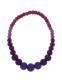 NECKLACE SHORT NECKLACE MADE OF FELT WITH LARGE BEADS IN TH - com Etnika Slog d.o.o.