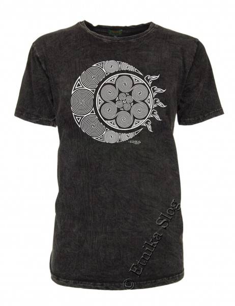 T-SHIRT UOMO COTONE - STONEWASHED CON STAMPA T-SHIRT IN COTONE CON SCOLLO ROTONDOTINTA UN - com Etnika Slog d.o.o.