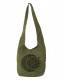 SINGLE COLOR SHOULDER BAG WITH PRINT BAGGY SHOULDER BAG MADE OF COTTON, WITH TWO POCKET - Etnika Slog d.o.o.