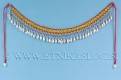 BELTS BELT MADE OF SHELL, PERLS AND BUTTONS, LENGHT 135 - com Etnika Slog d.o.o.