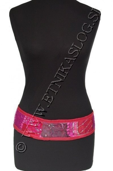 BELTS BELT PATCHWORK SARI, CLOSING WITH STRING, MEASURES - com Etnika Slog d.o.o.