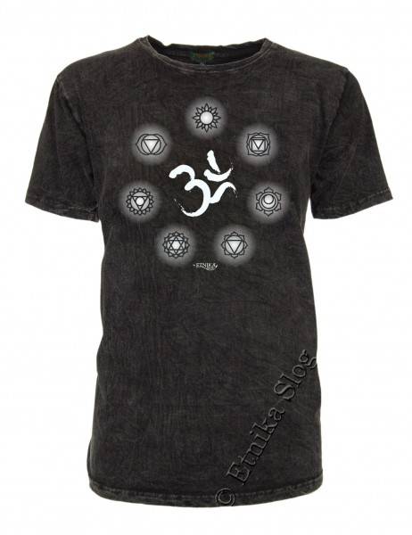 T-SHIRT UOMO COTONE - STONEWASHED CON STAMPA T-SHIRT IN COTONE CON SCOLLO ROTONDOTINTA UN - com Etnika Slog d.o.o.