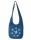 SINGLE COLOR SHOULDER BAG WITH PRINT BAGGY SHOULDER BAG MADE OF COTTON, WITH TWO POCKET - Etnika Slog d.o.o.
