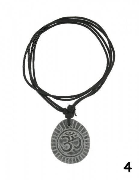 COLLANE MALA TIBETANE COLLANA CORDONCINO NERO CON PENDENTE IN PIETRA DUR - com Etnika Slog d.o.o.