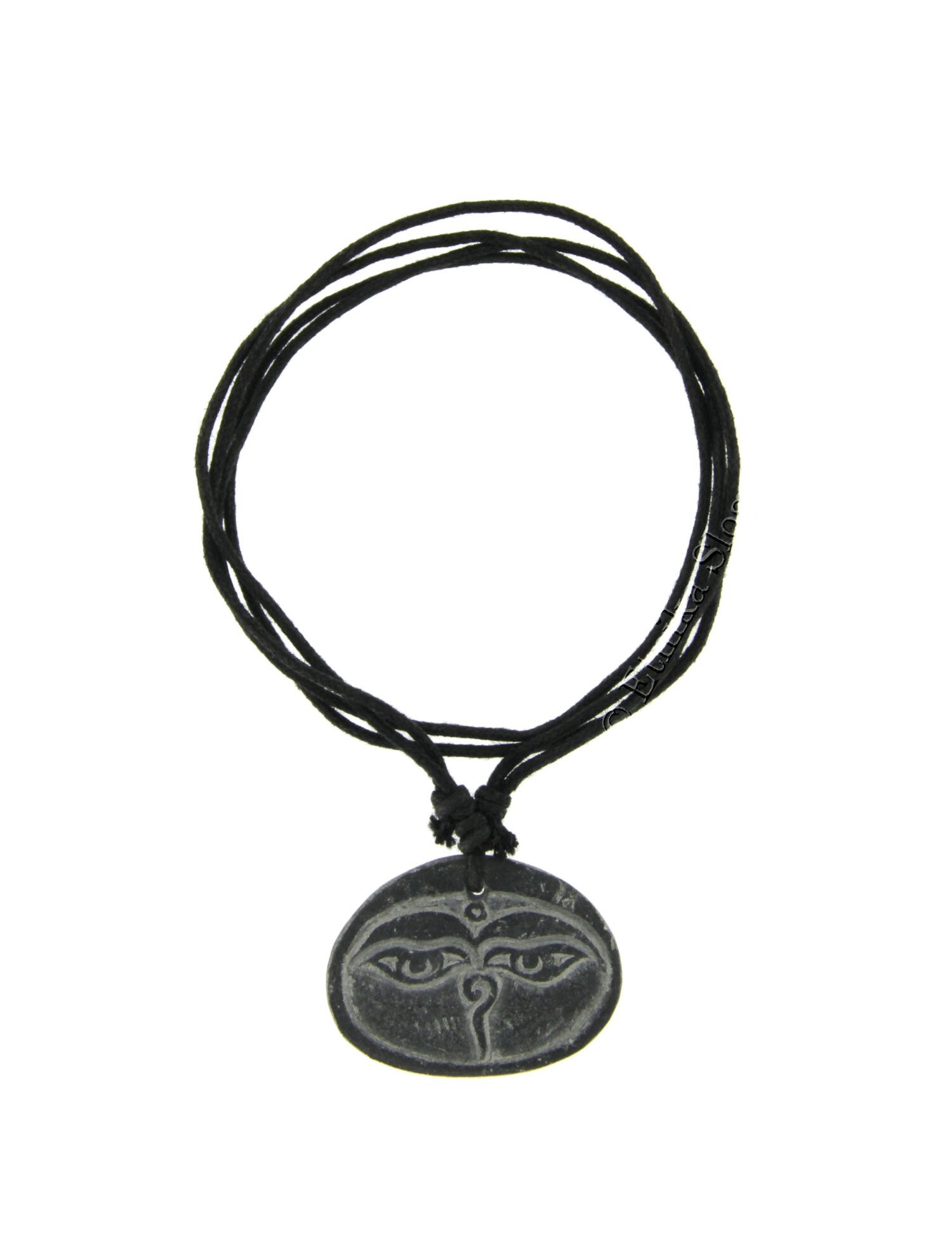 COLLANA CORDONCINO NERO CON PENDENTE IN PIETRA DUR COLLANA CORDONCINO NERO CON PENDENTE IN PIETRA DUR