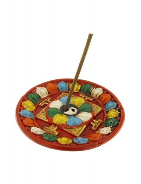 INCENSE HOLDER FROM EARTHENWARE, CERAMIC AND OTHER PI-TIB26 - Oriente Import S.r.l.