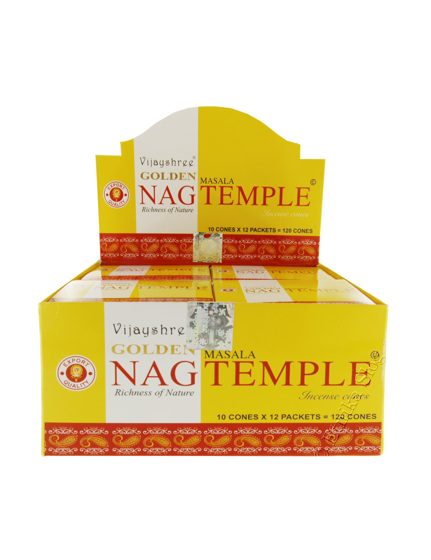 CONES AND OTHER INCENSES DHOOP CONE INCENSE VIJAYSHREE, FRAGRANCE GOLDEN - Etnika Slog d.o.o. CONES AND OTHER INCENSES DHOOP CONE INCENSE VIJAYSHREE, FRAGRANCE GOLDEN - Etnika Slog d.o.o.