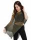 NET PATTERN PONCHO WITH LUREX FILAMENT AB-SM12-000 - Oriente Import S.r.l.