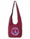 SINGLE COLOR SHOULDER BAG WITH PRINT BAGGY SHOULDER BAG MADE OF COTTON, WITH TWO POCKET - Etnika Slog d.o.o.