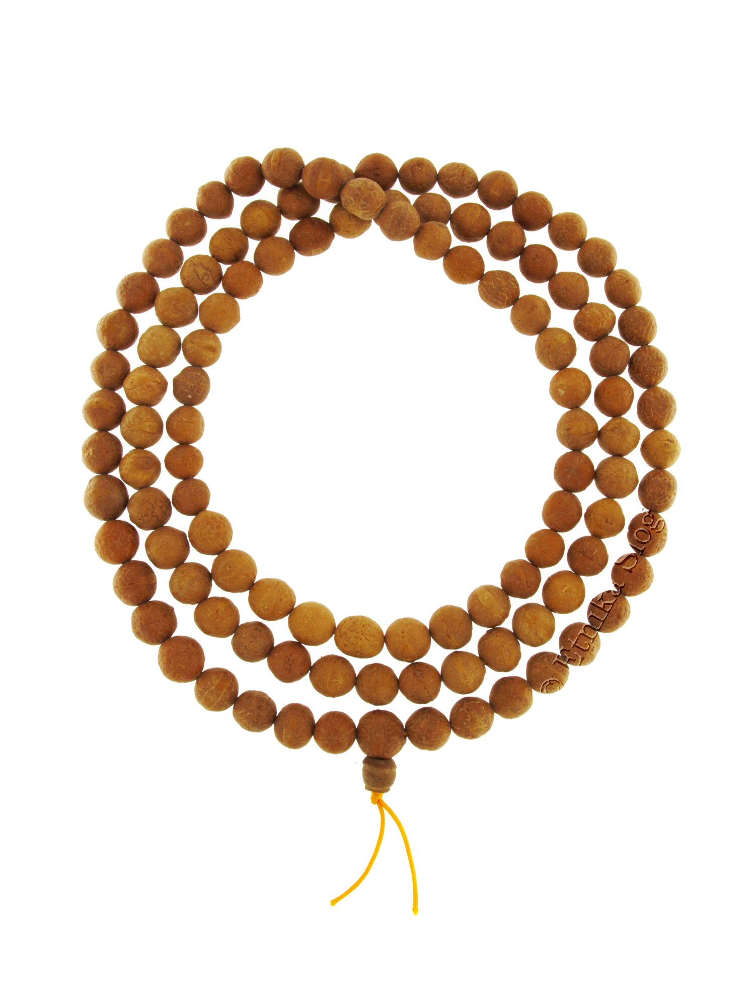 COLLANA MALA SEMI DI BODHI SFERE DA 14-16 MM, 108 COLLANA MALA SEMI DI BODHI SFERE DA 14-16 MM, 108