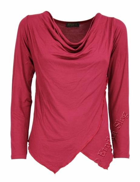TOP MAGLINA TINTA UNITA MAGLIA IN MAGLINA DI COTONE, VISCOSA ED ELASTAN&nbsp;IN - com Etnika Slog d.o.o.