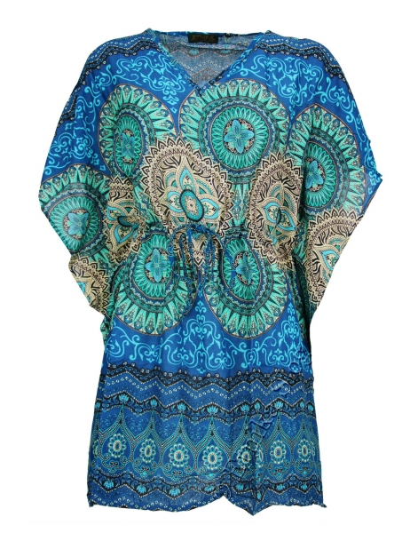 VISCOSE SUMMER DRESSES LIGHT SUMMER TUNIC MADE OF VISCOSE, WITH BUTTERFLY - com Etnika Slog d.o.o.