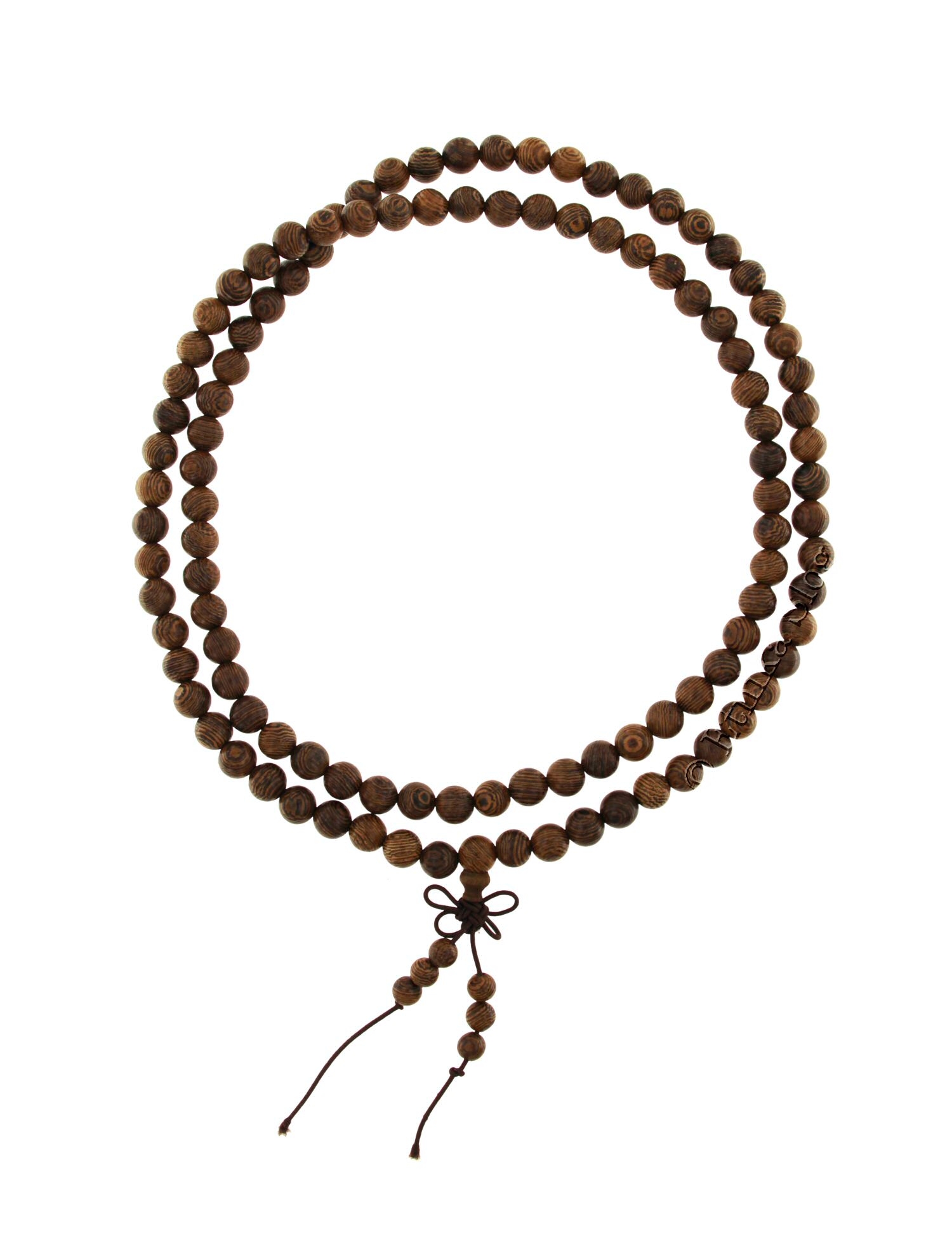COLLANA MALA ELASTICA SFERE LEGNO DI COCCO 8 MM, 1 COLLANA MALA ELASTICA SFERE LEGNO DI COCCO 8 MM, 1