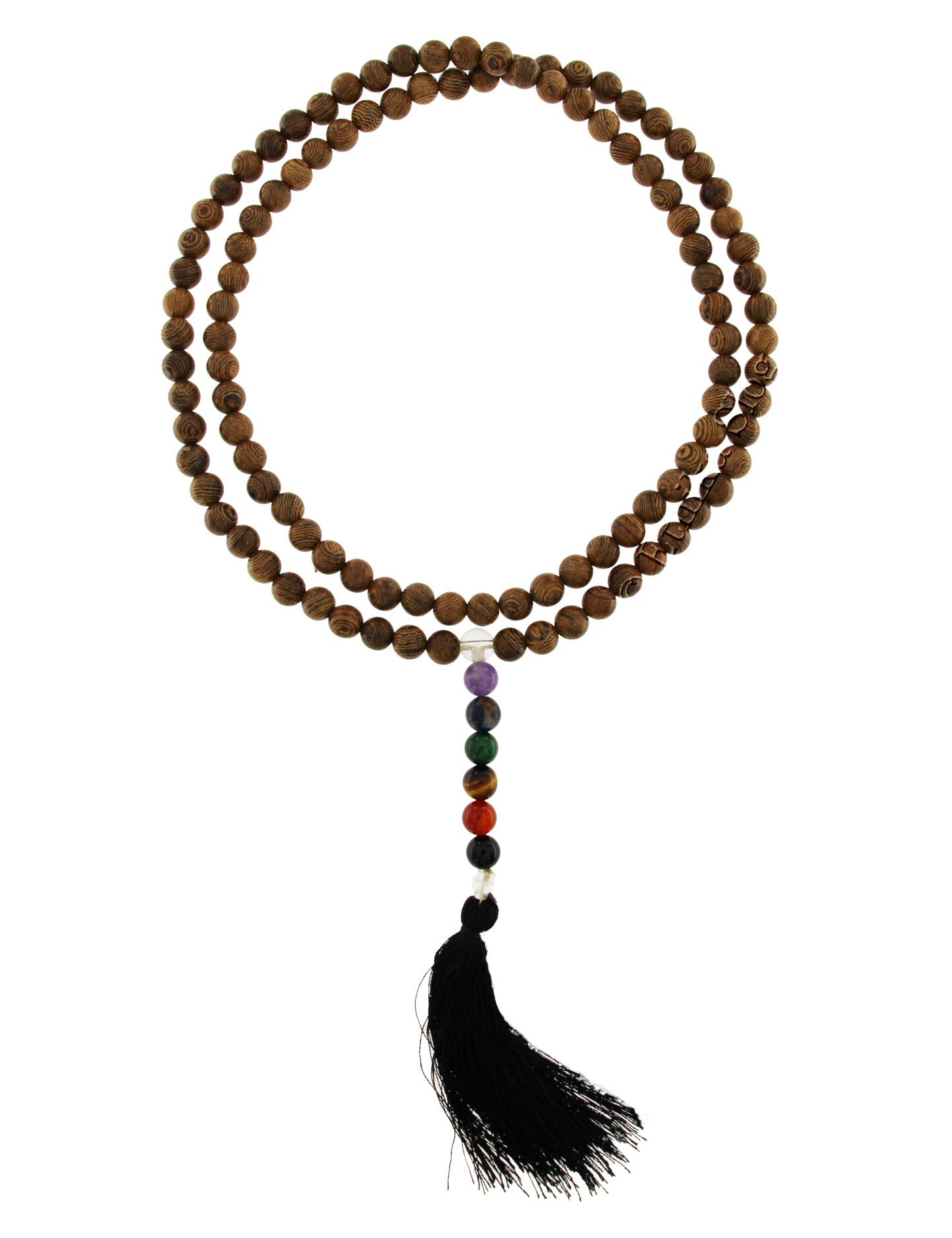 COLLANA MALA SFERE LEGNO DI COCCO 8 MM, 108 SFERE. COLLANA MALA SFERE LEGNO DI COCCO 8 MM, 108 SFERE.
