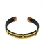 BRACCIALE APERTO IN RAME E OTTONE , RIVESTITO IN P