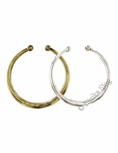 BRACELETS - METAL BRACELET MADE OF WHITE METAL, ADJUSTABLE.AVA - com Etnika Slog d.o.o.