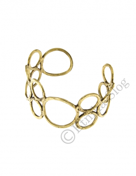 BRACELETS - METAL BRACELET MADE OF WHITE METAL, ADJUSTABLE.AVA - com Etnika Slog d.o.o.