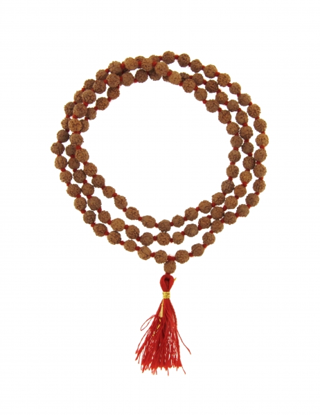 COLLANE MALA TIBETANE COLLANA MALA SEMI DI RUDRA RUDRAKSHA CIRCA MM 6.b - com Etnika Slog d.o.o.