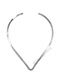 NECKLACES - METAL RIGID NECKLACE IN WHITE METAL.DIAMETER NECKL - com Etnika Slog d.o.o.