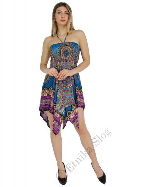 VESTITI VISCOSA ESTIVA ABITO CORTO/GONNA IN VISCOSA, FASCIA ELASTICA E LA - com Etnika Slog d.o.o.